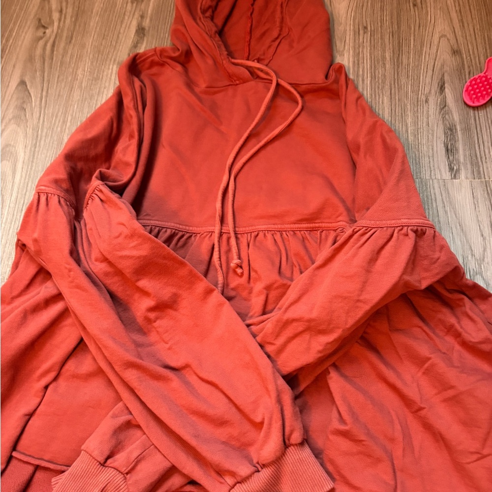 Aerie long sleeve babydoll style in burnt orange